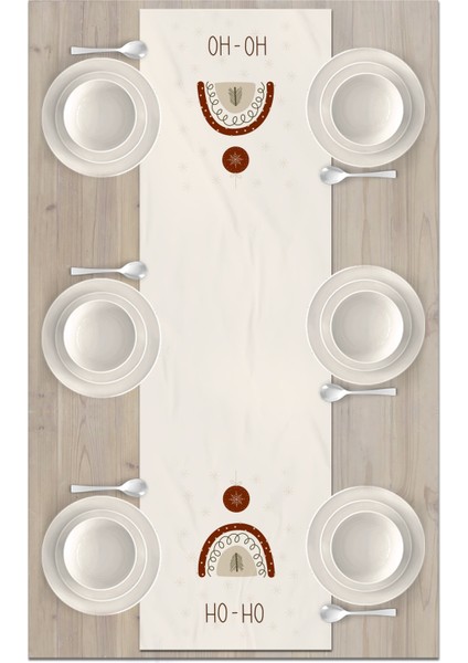 Yılbaşı Serisi 140X40 cm Dijital Baskılı Runner (Christmas Noel) fiyatları