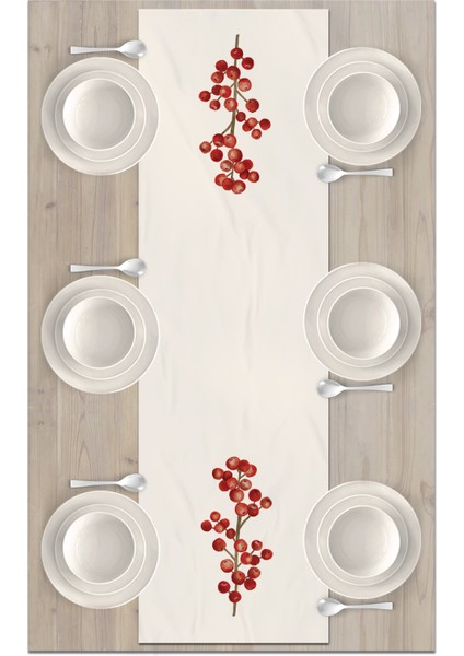 Yılbaşı Serisi 140X40 cm Dijital Baskılı Runner (Christmas Noel) fiyatları