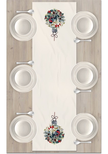 Yılbaşı Serisi 140X40 cm Dijital Baskılı Runner (Christmas Noel) fiyatları