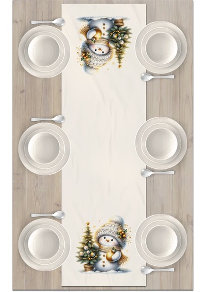 Yılbaşı Serisi 140X40 cm Dijital Baskılı Runner (Christmas Noel) fiyatları