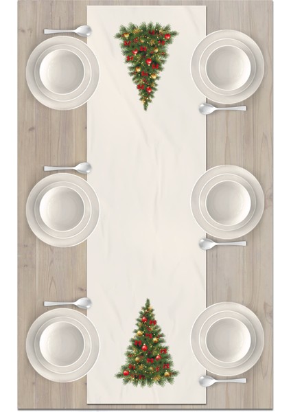 Yılbaşı Serisi 140X40 cm Dijital Baskılı Runner (Christmas Noel) fiyatları