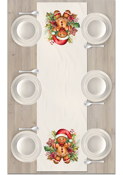 Yılbaşı Serisi 140X40 cm Dijital Baskılı Runner (Christmas Noel) fiyatları