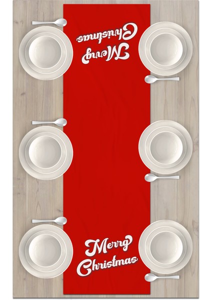 Yılbaşı Serisi 140X40 cm Dijital Baskılı Runner (Christmas Noel) fiyatları