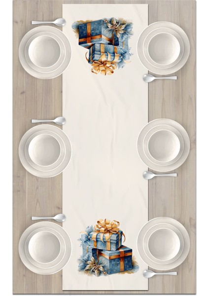 Yılbaşı Serisi 140X40 cm Dijital Baskılı Runner (Christmas Noel) fiyatları