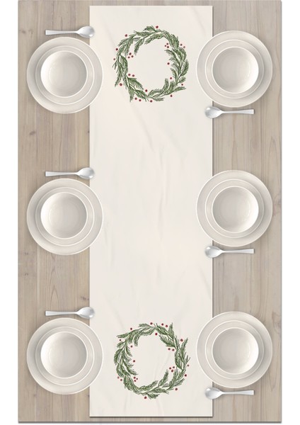 Yılbaşı Serisi 140X40 cm Dijital Baskılı Runner (Christmas Noel) fiyatları