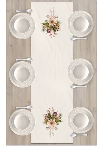 Yılbaşı Serisi 140X40 cm Dijital Baskılı Runner (Christmas Noel) fiyatları