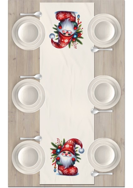 Yılbaşı Serisi 140X40 cm Dijital Baskılı Runner (Christmas Noel) fiyatları