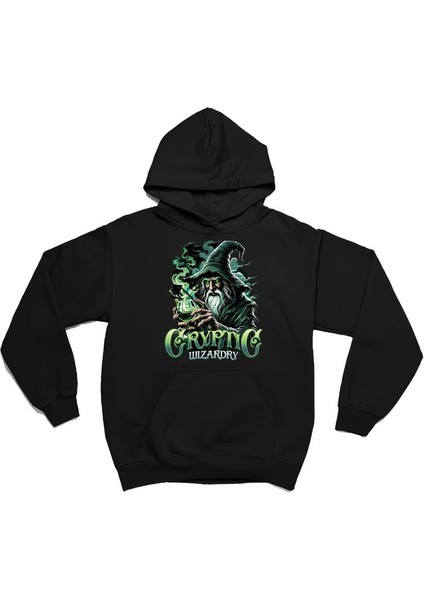 Cryptic Wizard Ön Baskılı Unisex Oversize Hoodie Sweatshirt