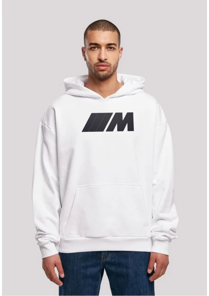 Bmw M Baskılı Unisex Oversize Sweatshirt 3 Iplik Kalın Kışlık Özel Tasarım Hoodie