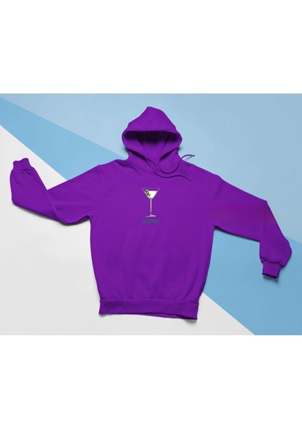 Martini Baskılı Unisex Oversize Sweatshirt 3 Iplik Kalın Kışlık Özel Tasarım Hoodie fiyatları