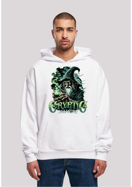 Cryptic Wizard Ön Baskılı Unisex Oversize Hoodie Sweatshirt