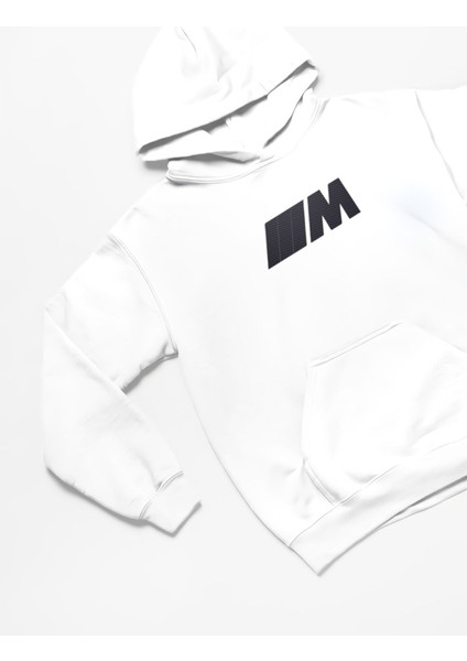 Bmw E46 Ön ve Sırt Baskılı 3 Iplik Kalın Kışlık Özel Tasarım Unisex Oversize Sweatshirt Hoodie