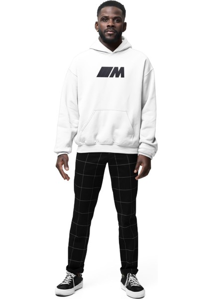 Bmw E46 Ön ve Sırt Baskılı 3 Iplik Kalın Kışlık Özel Tasarım Unisex Oversize Sweatshirt Hoodie
