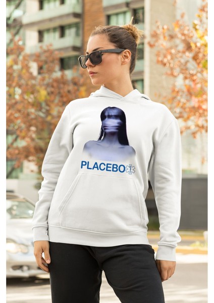 Placebo Baskılı 3 Iplik Kalın Kışlık Özel Tasarım Unisex Oversize Sweatshirt Hoodie