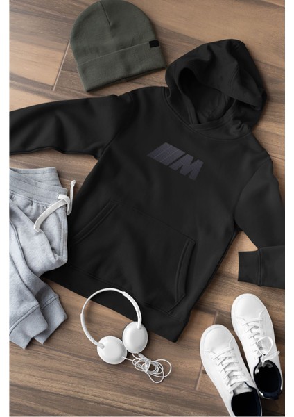 Bmw E46 Ön ve Sırt Baskılı 3 Iplik Kalın Kışlık Özel Tasarım Unisex Oversize Sweatshirt Hoodie