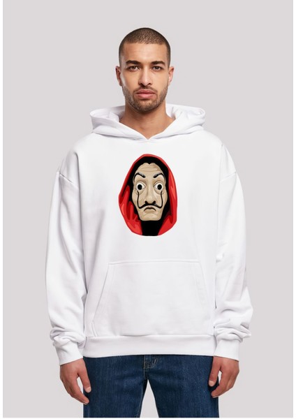 La Casa De Papel Baskılı Oversize Unisex 3iplik Kalın Kışlık Sweatshirt