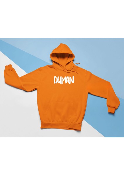 Duman Müzik Grubu 3 Iplik Kalın Kışlık Özel Tasarım Unisex Oversize Sweatshirt Hoodie