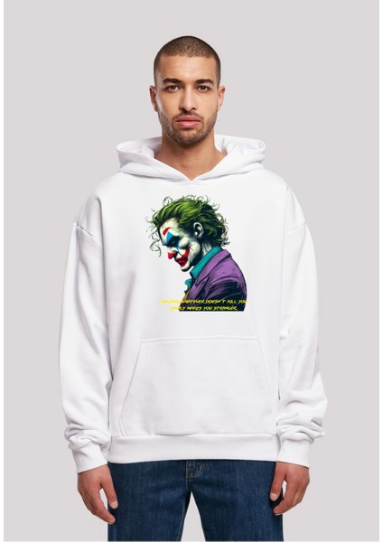 Joker Baskılı 3 Ip Kalın Kumaş Unisex Sweatshirt Hoodie fırsatları