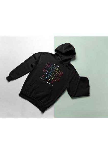 3 Ip Kalın Kumaş Unisex Sweatshirt Hoodie Stay True fırsatları
