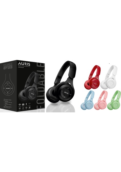 BT23 Bleutooth Kulaklık 5.0 Kulak Üstü Kulaklık Hafıza Kart / Aux Girişli fırsatları