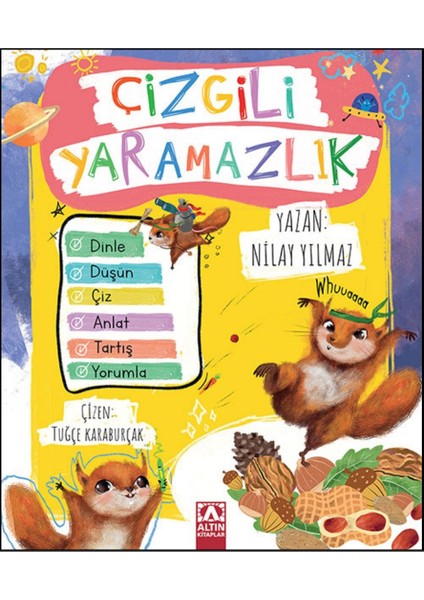 1. Yaratıcı Yaramazlık 2. Çizgili Yaramazlık - Nilay Yılmaz - Eğlenceli Etkinlik Kitapları 2 Kitap