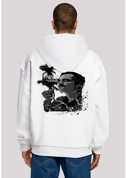 Pablo Escobarr Ön ve Sırt Baskılı 3 Iplik Kalın Kışlık Özel Tasarım Unisex Oversize Sweatshirt Hoodie