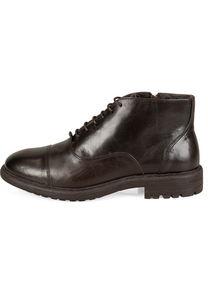 Corey Kahve Erkek Fermuarlı Deri Bot fırsatları
