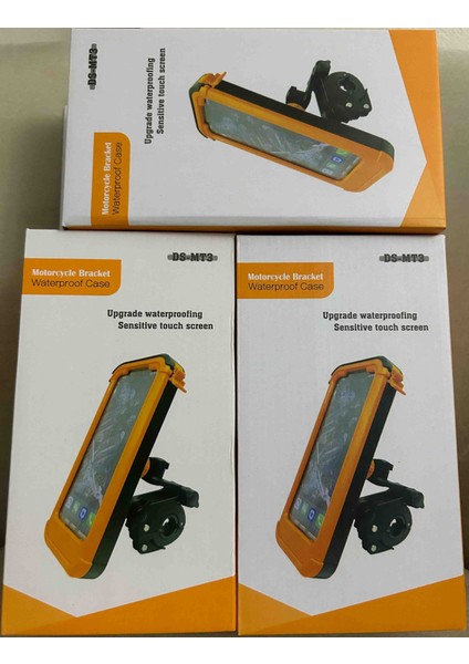 Gidon Bağlantılı Su Geçirmez Motosiklet Telefon Tutucu fırsatları