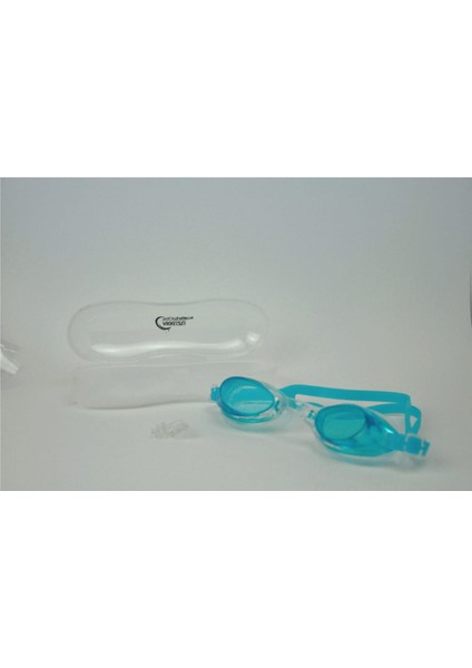 Havuz Deniz Yüzücü Gözlüğü Kutulu+Kulak Tıkacı Hediye