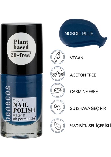 Doğal Içerikli Vegan Oje - Benecos Nail Polish 20 Free