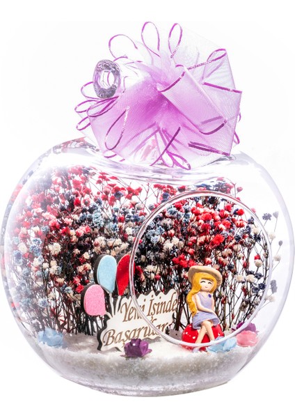 Teraryum Yeni Işinde Başarılar Şirin Kız Mor Elbiseli Cipsomiks