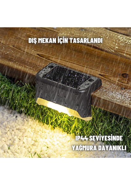 Köşebent Solar Güneş Enerjili LED Lamba ile Merdiven, Veranda ve Bahçenizde Dekoratif Aydınlatma