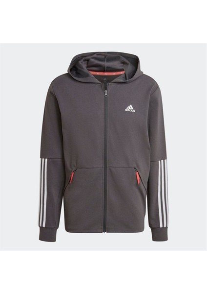 Adidas Motion Fz Hood Gri Erkek Kapüşonlu Sweatshirt -HC0640 fiyatları