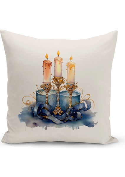 Yılbaşı Serisi Çift Tarafı Dijital Baskılı 8'li Kırlent Kılıfı Seti (Christmas Noel Cushion Cover) indirimleri