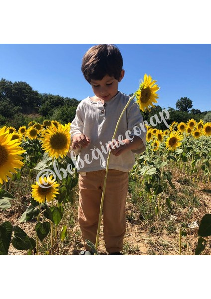 Organik Müslin Pantolon Kız-Erkek Bebek-Çocuk