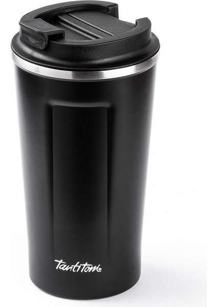 001-01-SİYAH Coffee Yazılı Paslanmaz Çelik Termos Bardak 500ML (8695835401317)