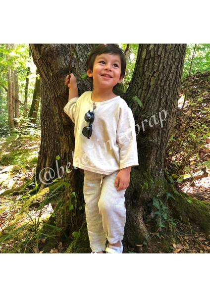 Organik Müslin Pantolon Kız-Erkek Bebek-Çocuk