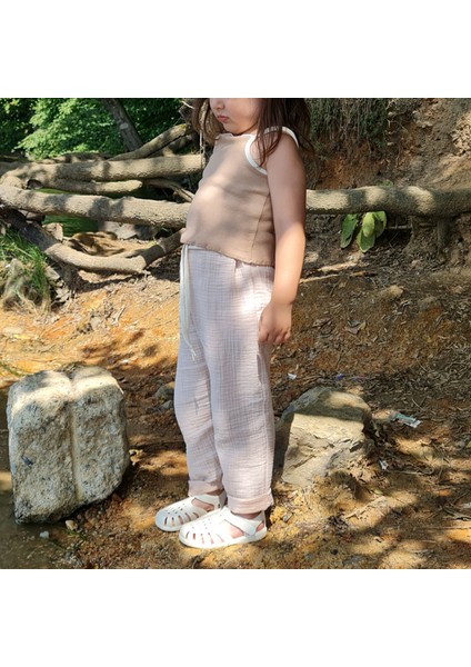 Organik Müslin Pantolon Bebek-Çocuk