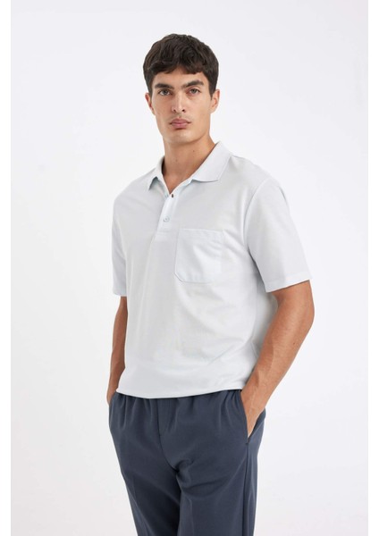 Regular Fit Kısa Kollu Pike Polo Tişört X7133AZ24SM