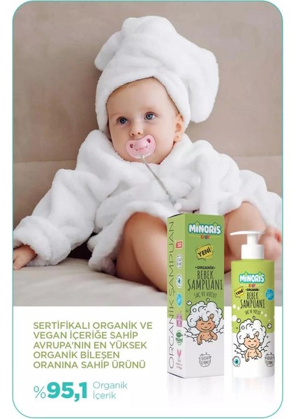 Baby Organik Bebek Saç ve Vücut Şampuanı 200 ml