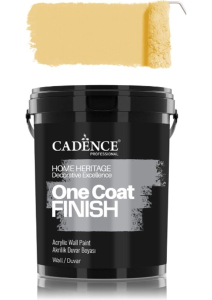 OCF05 Ananas Sarı Akrilik Duvar Boyası - One Coat Finish 2.5lt