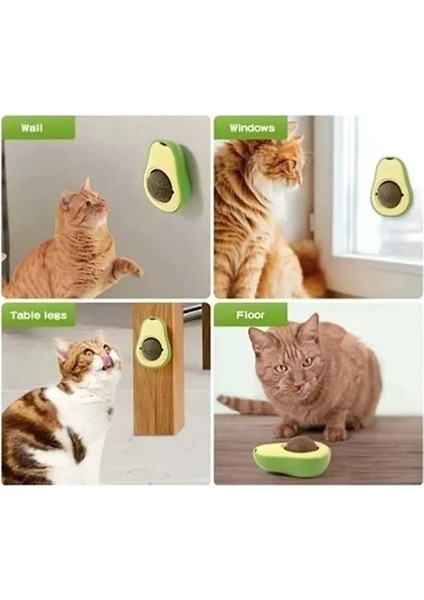 Avokado Tasarımlı Kedi Yalama Topu - Kedi Otu Kedi Çimi Kedi Otu Kedi Yalama Topu fiyatları