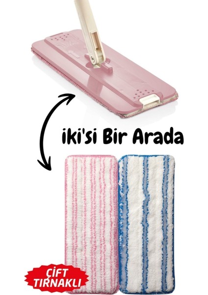 Yedek Mop ve Bez Seti 2'li, TR Menşeli, Vip Ahmet Kaliteli Temizlik Çözümü