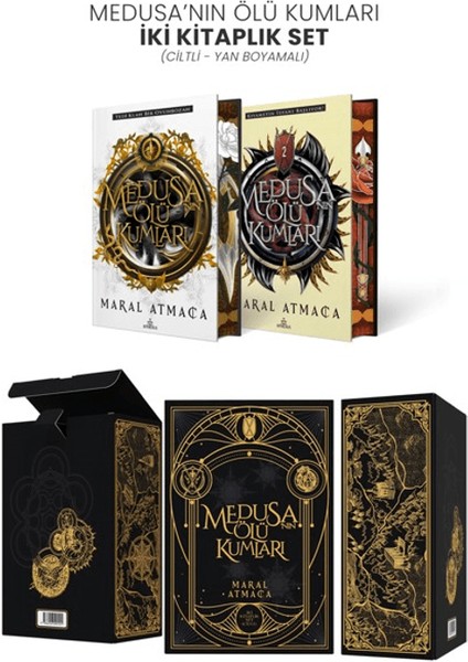 Medusa'nın Ölü Kumları 1 - Medusa'nın Ölü Kumları 2 (Ciltli) - Maral Atmaca