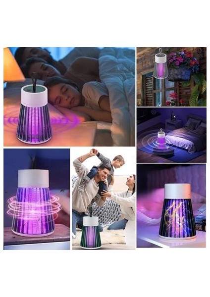 Iç ve Dış Mekanlar Için Şarjlı Sinek kovucu Sivrisinek Kovucu,uv Işıklı Sineksavar Taşınabilir Gece Lambası modelleri