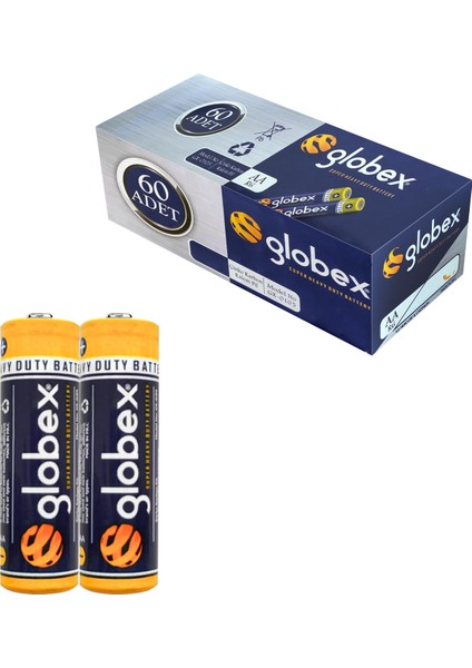GX-0105 Aa Kalem Pil Carbon 60LI Paket