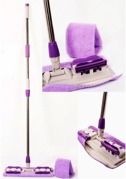 Fayans ve duvar yüzeyi temizlik mikrofiber mop seti, yedek bezli, kullanışlı ürün fırsatları