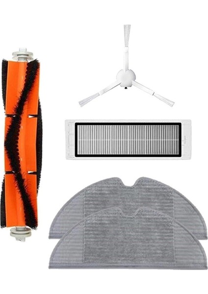 Uyumlu 5'li Yedek Parça Seti Robot Süpürge için, renk: Diğer