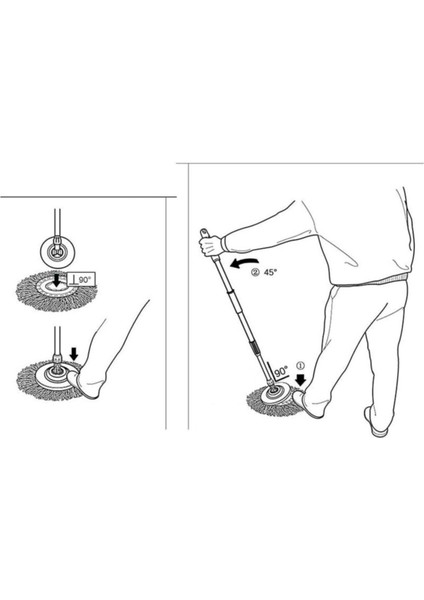 6'lı 360° Döner Paspas Kafa Seti, Yuvarlak Mikrofiber Yedek Parça indirimleri