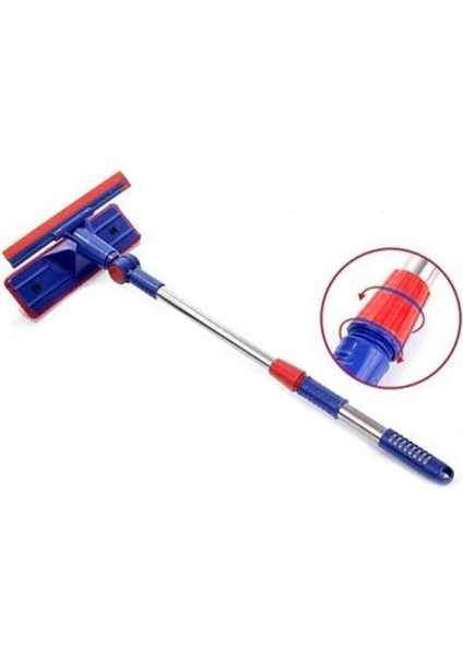 Teleskopik Mikrofiber Sprey Mop ve 4 Yedekli Cam Sılme Seti